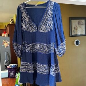 Free People Embroidered Dress